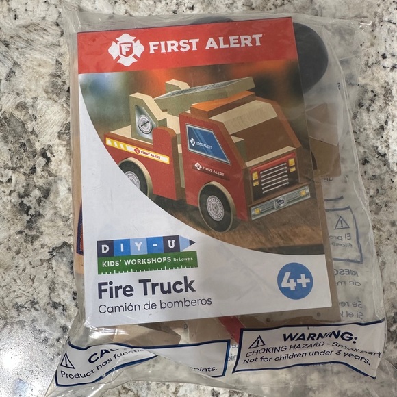 Lowe’s DIY-U Build and Grow Kid's Beginner Build and Grow Fire Truck Project Kit - Picture 4 of 5